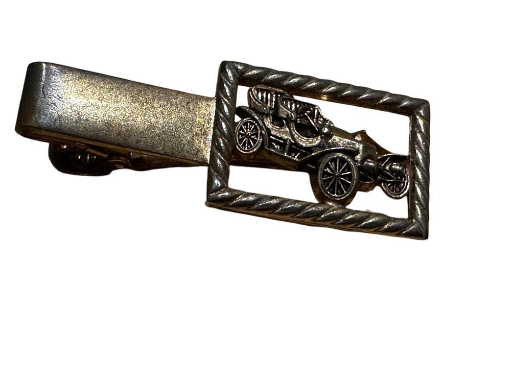 Vintage Old Fashioned Car Tie Clip from Anson